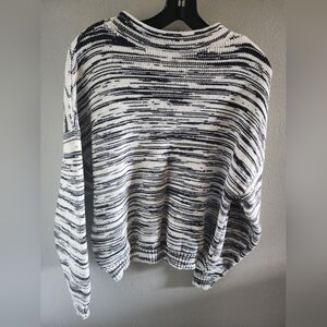 Nine West Monochrome Striped Sweater